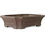 Pot à bonsaï rectangulaire non émaillé de Yamaaki Koshosen (deuxième génération) - 425 x 340 x 115 mm