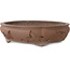 Mokko unglazed bonsai pot by Yamaaki Koshosen (second generation) - 400 x 345 x 108 mm