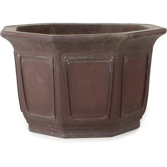 Vaso bonsai ottagonale non smaltato di Yamaaki - 352 x 352 x 207 mm