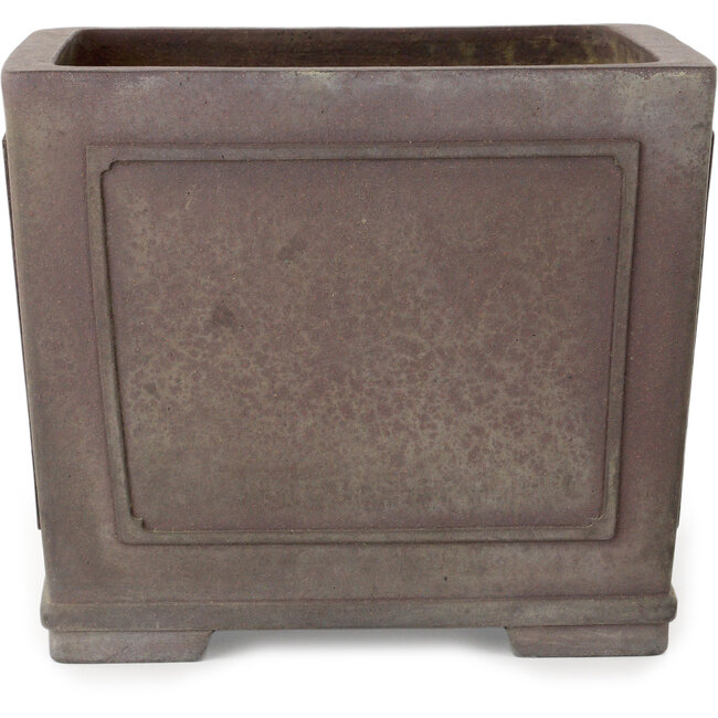 Pot à bonsaï carré non émaillé de Yamaaki - 243 x 243 x 203 mm