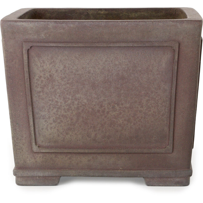 Pot à bonsaï carré non émaillé de Yamaaki - 243 x 243 x 203 mm