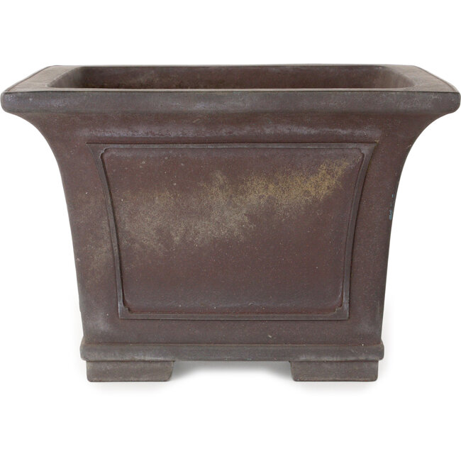 Vaso bonsai quadrato non smaltato di Yamaaki - 313 x 313 x 213 mm