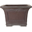 Pot à bonsaï carré non émaillé de Yamaaki - 313 x 313 x 213 mm