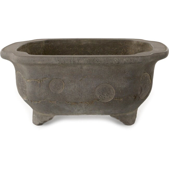 Pot à bonsaï Mokko non émaillé par Yamaaki Shosen/Akitsugu/Juudo (première génération) - 445 x 375 x 158 mm