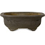 Mokko unglazed bonsai pot by Yamaaki Shosen/Akitsugu/Juudo (first generation) - 383 x 325 x 135 mm