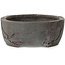 Vaso bonsai ovale non smaltato di Yamaaki Shosen/Akitsugu/Juudo (prima generazione) - 325 x 250 x 97 mm