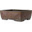 Rectangular unglazed bonsai pot by Sanko (Yamato, Mitsuo Yamada) - 417 x 323 x 148 mm