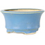 Ronde blauwe bonsaipot van Horie Bikoh - 110 x 110 x 55 mm
