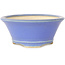 Pot à bonsaï rond bleu de Horie Bikoh - 108 x 108 x 48 mm