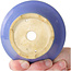 Ronde blauwe bonsaipot van Horie Bikoh - 108 x 108 x 48 mm