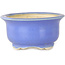Pot à bonsaï rond bleu de Horie Bikoh - 95 x 95 x 48 mm