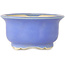 Maceta redonda azul para bonsái de Horie Bikoh - 95 x 95 x 48 mm