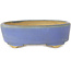 Vaso bonsai ovale blu di Horie Bikoh - 123 x 100 x 40 mm