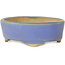 Maceta ovalada azul para bonsái de Horie Bikoh - 123 x 100 x 40 mm