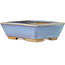 Rechteckiger blauer Bonsai-Topf von Bigei – 123 x 95 x 38 mm