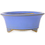 Vaso bonsai rotondo blu di Bigei - 97 x 97 x 42 mm
