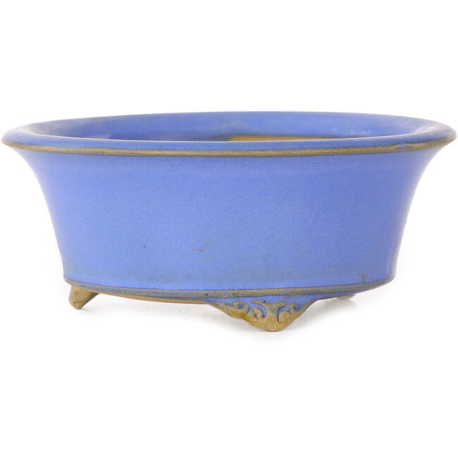 Vaso bonsai rotondo blu di Bigei - 97 x 97 x 42 mm