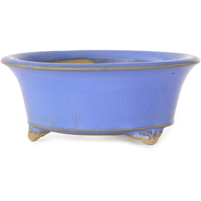 Vaso bonsai rotondo blu di Bigei - 97 x 97 x 42 mm