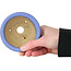Ronde blauwe bonsaipot van Bigei - 97 x 97 x 42 mm