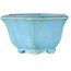 Vaso bonsai esagonale blu di Shoseki - 130 x 130 x 67 mm