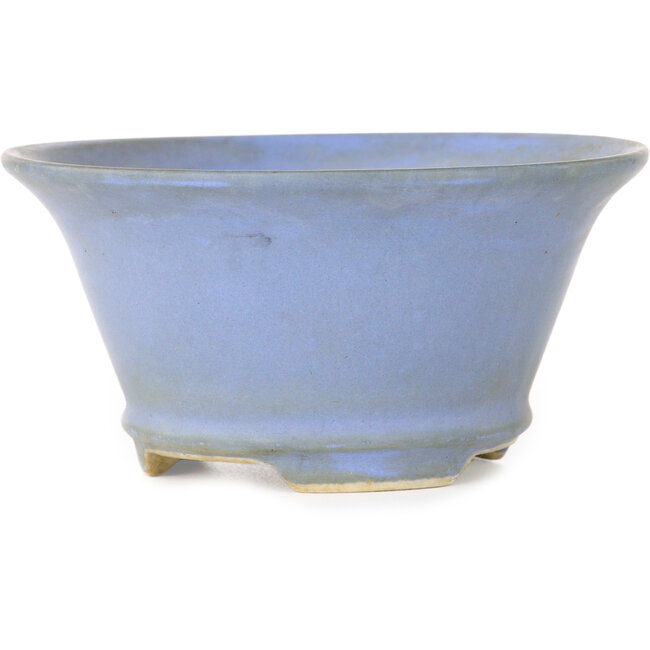 Maceta redonda azul para bonsái de Shoseki - 112 x 112 x 57 mm