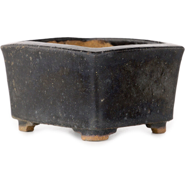 Vaso bonsai rettangolare blu scuro - 85 x 72 x 50 mm