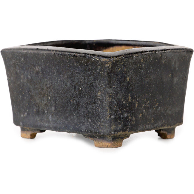 Vaso bonsai rettangolare blu scuro - 85 x 72 x 50 mm