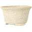 Maceta redonda para bonsái craquelé blanca de Kotobuki (Bonsa) - 105 x 105 x 60 mm