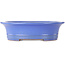 Oval blue bonsai pot by Seizan (Reihou, Kataoka Katsushi, master Seizan kiln) - 285 x 245 x 78 mm
