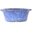 Ovale blauwe bonsaipot van Shuhou - 253 x 208 x 75 mm