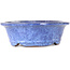 Ovale blauwe bonsaipot van Shuhou - 253 x 208 x 75 mm
