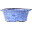 Maceta ovalada azul para bonsái de Shuhou - 253 x 208 x 75 mm