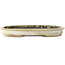 Oval off-white bonsai pot by Koyou - 297 x 242 x 33 mm
