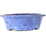 Ovaler blauer Bonsai-Topf von Shuhou – 253 x 208 x 75 mm