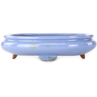 Ito(u)en Vaso bonsai ovale blu da 285 mm di Itouen, Giappone