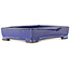 Pot à bonsaï rectangulaire bleu de Tosui - 203 x 150 x 47 mm