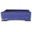 Maceta rectangular azul para bonsái de Tosui - 203 x 150 x 47 mm