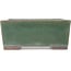 Maceta rectangular verde para bonsái de Yamaaki - 193 x 155 x 82 mm