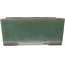 Pot à bonsaï rectangulaire vert de Yamaaki - 193 x 155 x 82 mm