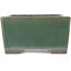 Rectangular green bonsai pot by Yamaaki - 193 x 155 x 82 mm