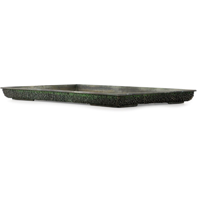Suiban in bronzo (doban) - 610 x 367 x 45 mm
