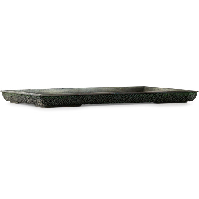 Bronzen suiban (doban) - 610 x 367 x 45 mm