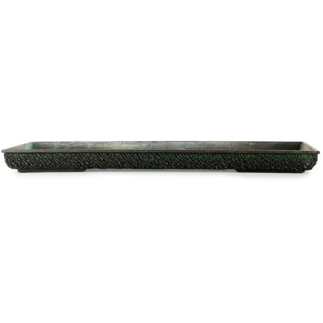 Bronzen suiban (doban) - 610 x 367 x 45 mm