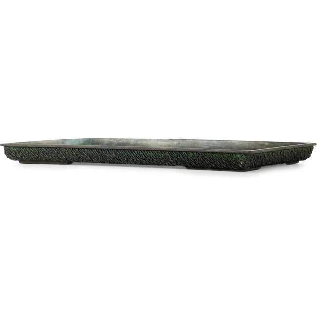Bronzen suiban (doban) - 610 x 367 x 45 mm
