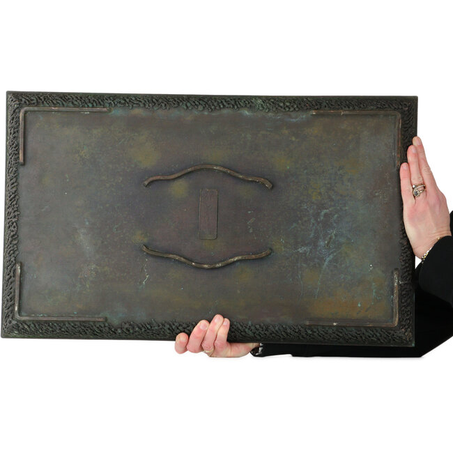 Bronze-Suiban (Doban) – 610 x 367 x 45 mm