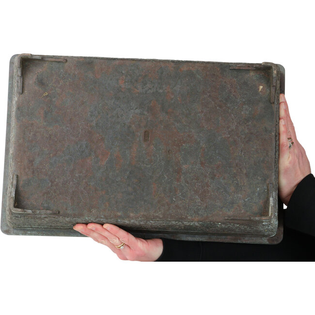 Bronze-Suiban (Doban) – 450 x 295 x 120 mm