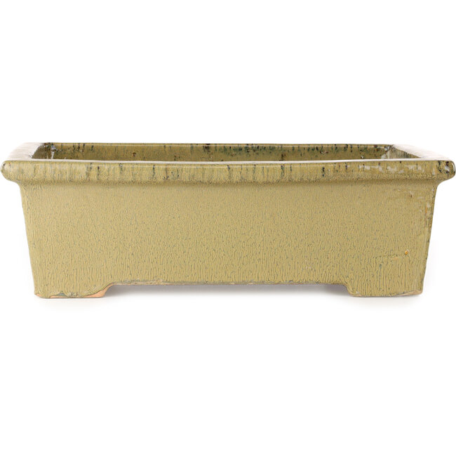 Vaso bonsai rettangolare beige di Kanto - 530 x 345 x 160 mm