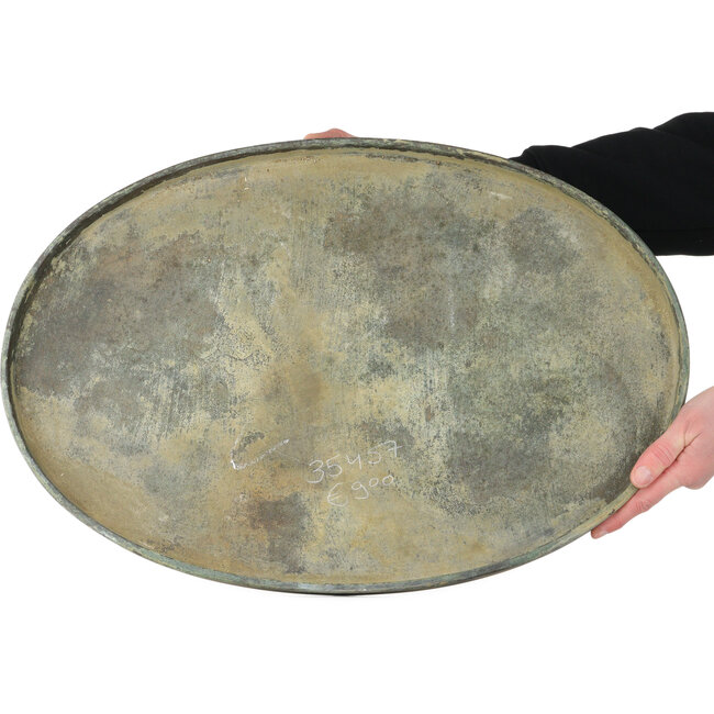 Suiban en bronze (doban) - 535 x 370 x 30 mm