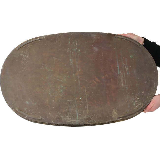 Suiban in bronzo (doban) - 750 x 465 x 40 mm