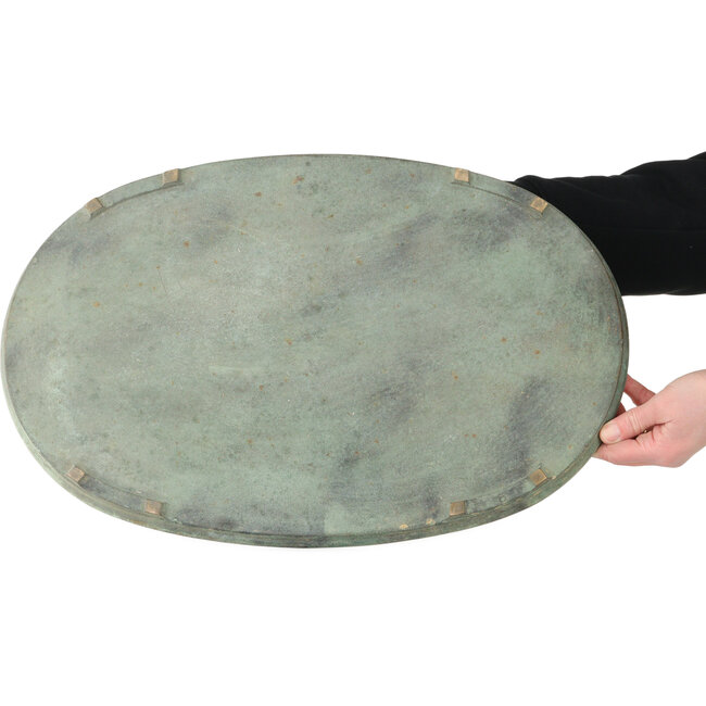 Suiban de bronce (doban) - 500 x 330 x 25 mm